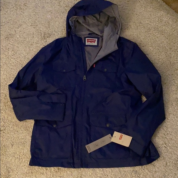 levis raincoat mens